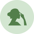 頭が痛い人のイラスト