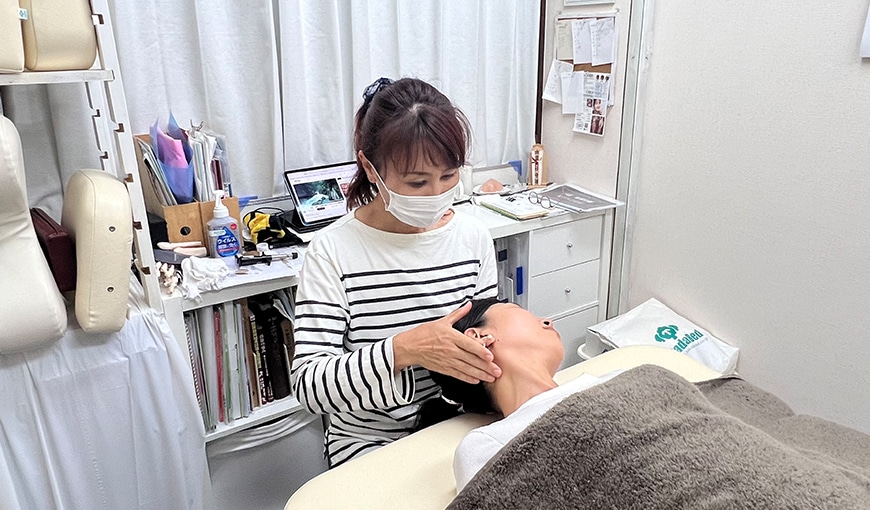 施術の写真
